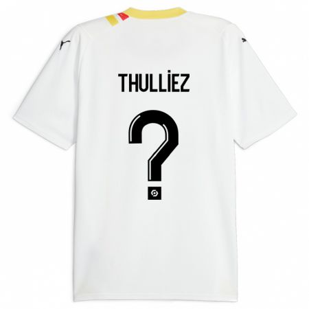 Kandiny Enfant Maillot Lucie Thulliez #0 Noir Tenues Extérieur 2023/24 T-Shirt