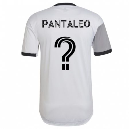 Kandiny Enfant Maillot Adamo Pantaleo #0 Blanc Tenues Extérieur 2023/24 T-Shirt