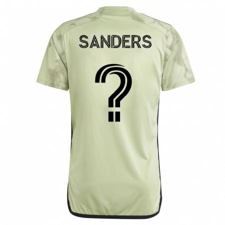 Kandiny Enfant Maillot Adrian Sanders #0 Vert Tenues Extérieur 2023/24 T-Shirt