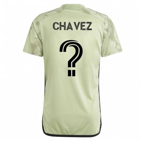 Kandiny Enfant Maillot Ademar Chávez #0 Vert Tenues Extérieur 2023/24 T-Shirt
