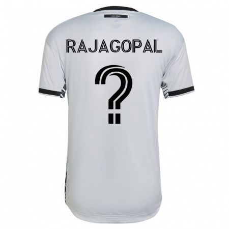 Kandiny Enfant Maillot Rohan Rajagopal #0 Blanc Tenues Extérieur 2023/24 T-Shirt
