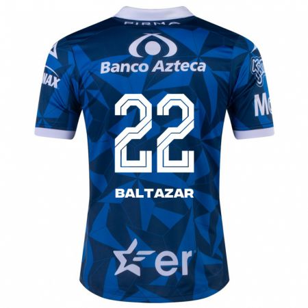 Kandiny Enfant Maillot Carlos Baltazar #22 Bleu Tenues Extérieur 2023/24 T-Shirt