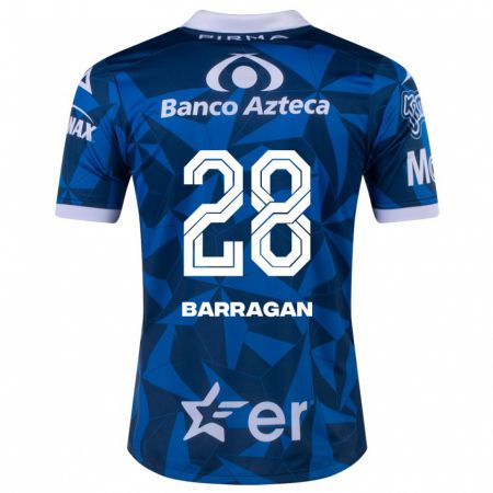 Kandiny Enfant Maillot Martín Barragán #28 Bleu Tenues Extérieur 2023/24 T-Shirt