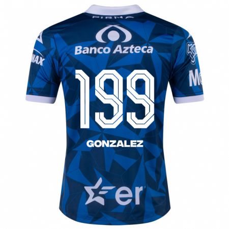 Kandiny Enfant Maillot Samuel González #199 Bleu Tenues Extérieur 2023/24 T-Shirt