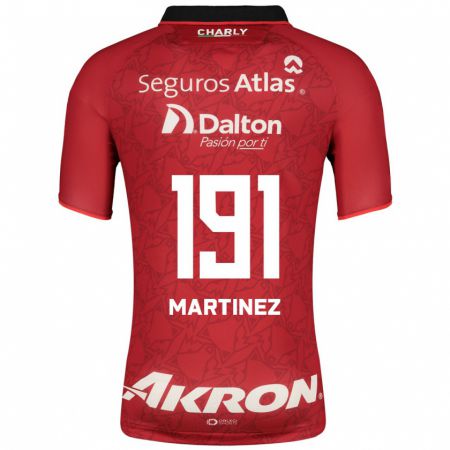 Kandiny Enfant Maillot Gustavo Martínez #191 Rouge Tenues Extérieur 2023/24 T-Shirt
