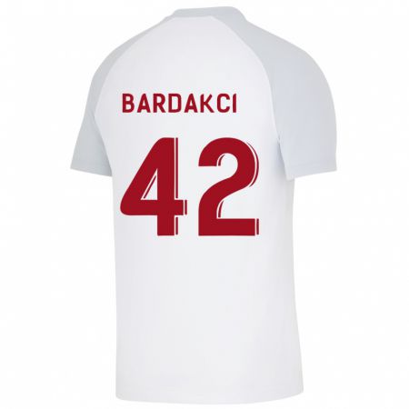 Kandiny Enfant Maillot Abdülkerim Bardakcı #42 Blanc Tenues Extérieur 2023/24 T-Shirt