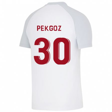 Kandiny Enfant Maillot Berra Pekgöz #30 Blanc Tenues Extérieur 2023/24 T-Shirt