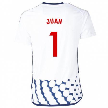 Kandiny Enfant Maillot Ramón Juan #1 Blanc Tenues Extérieur 2023/24 T-Shirt