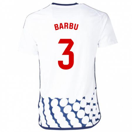 Kandiny Enfant Maillot Álex Barbu #3 Blanc Tenues Extérieur 2023/24 T-Shirt