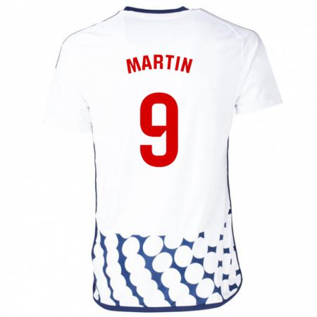 Kandiny Enfant Maillot Carlos Martín #9 Blanc Tenues Extérieur 2023/24 T-Shirt