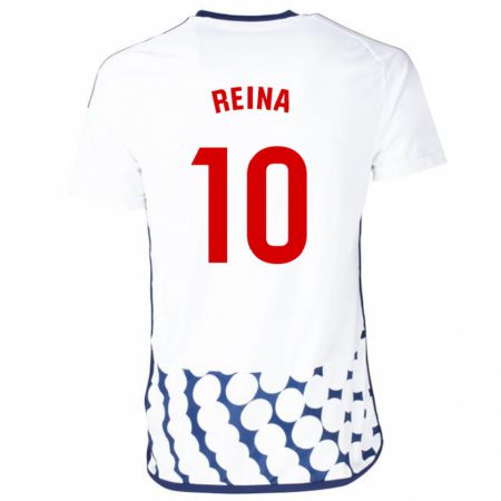 Kandiny Enfant Maillot Alberto Reina #10 Blanc Tenues Extérieur 2023/24 T-Shirt