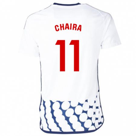 Kandiny Enfant Maillot Ilyas Chaira #11 Blanc Tenues Extérieur 2023/24 T-Shirt