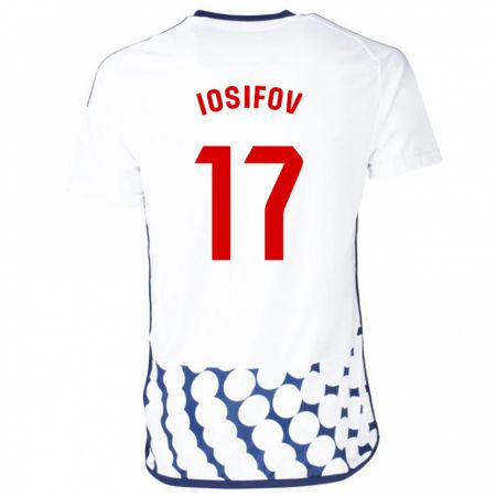 Kandiny Enfant Maillot Nikita Iosifov #17 Blanc Tenues Extérieur 2023/24 T-Shirt