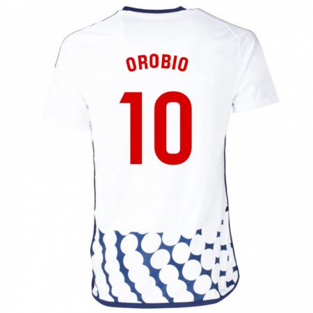 Kandiny Enfant Maillot Ekhiotz Orobio #10 Blanc Tenues Extérieur 2023/24 T-Shirt