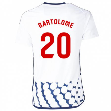 Kandiny Enfant Maillot Diego Bartolomé #20 Blanc Tenues Extérieur 2023/24 T-Shirt