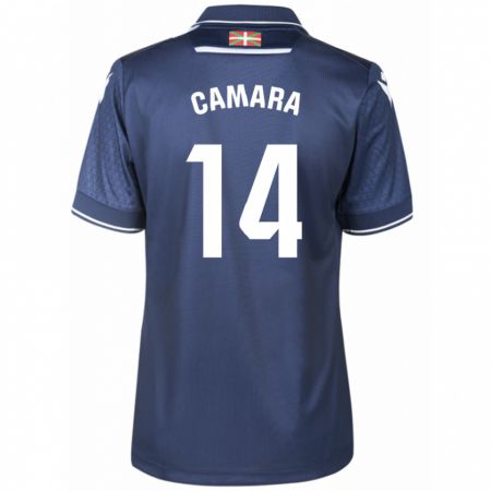 Kandiny Enfant Maillot Ibra Cámara #14 Marin Tenues Extérieur 2023/24 T-Shirt