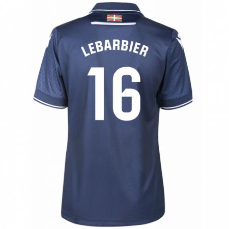 Kandiny Enfant Maillot Alex Lebarbier #16 Marin Tenues Extérieur 2023/24 T-Shirt