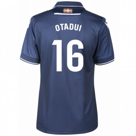 Kandiny Enfant Maillot Iker Otadui #16 Marin Tenues Extérieur 2023/24 T-Shirt