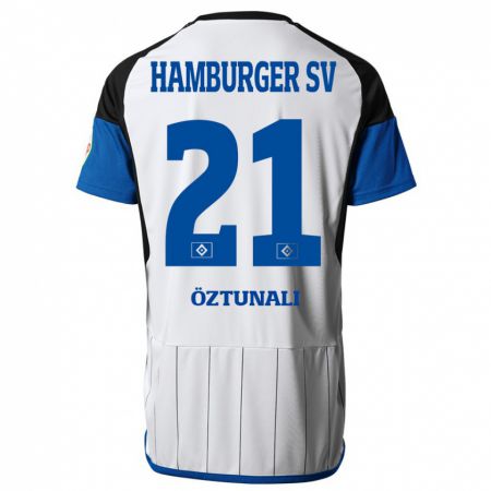 Kandiny Homme Maillot Levin Öztunali #21 Blanc Tenues Domicile 2023/24 T-Shirt