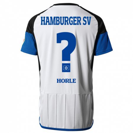 Kandiny Homme Maillot Tim Niclas Hörle #0 Blanc Tenues Domicile 2023/24 T-Shirt