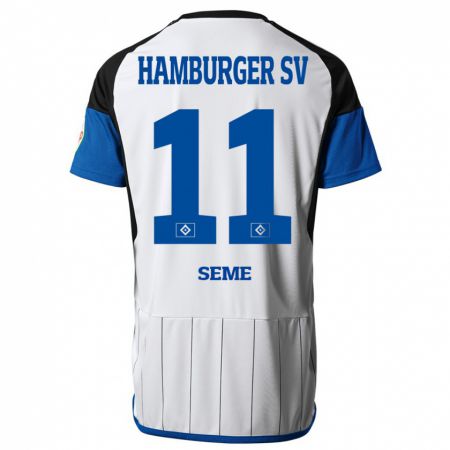 Kandiny Homme Maillot Anna-Katharina Seme #11 Blanc Tenues Domicile 2023/24 T-Shirt