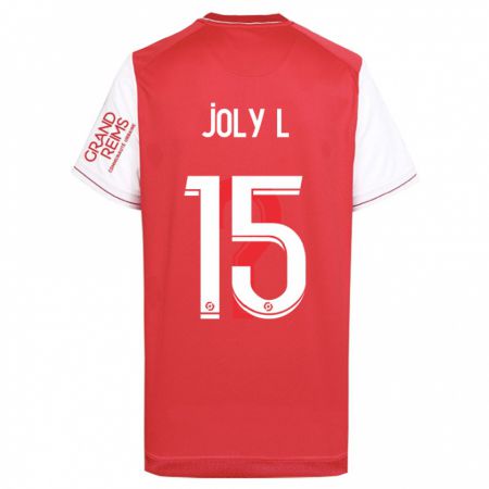 Kandiny Homme Maillot Lou Ann Joly #15 Rouge Tenues Domicile 2023/24 T-Shirt