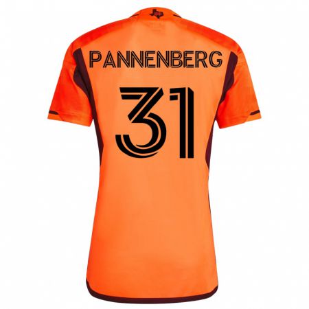 Kandiny Homme Maillot Andrew Pannenberg #31 Orange Tenues Domicile 2023/24 T-Shirt