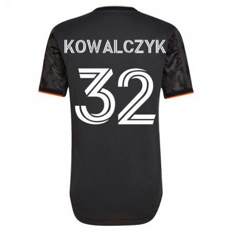 Kandiny Homme Maillot Sebastian Kowalczyk #32 Noir Tenues Extérieur 2023/24 T-Shirt