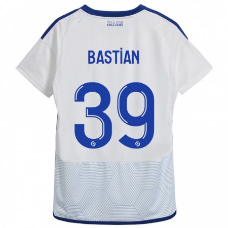 Kandiny Femme Maillot Maxime Bastian #39 Blanc Tenues Extérieur 2023/24 T-Shirt