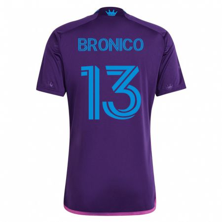 Kandiny Femme Maillot Brandt Bronico #13 Violet Tenues Extérieur 2023/24 T-Shirt