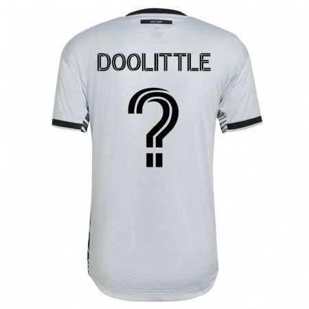 Kandiny Femme Maillot Brooks Doolittle #0 Blanc Tenues Extérieur 2023/24 T-Shirt