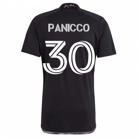 Kandiny Femme Maillot Elliot Panicco #30 Noir Tenues Extérieur 2023/24 T-Shirt