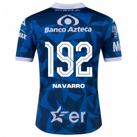 Kandiny Femme Maillot Eduardo Navarro #192 Bleu Tenues Extérieur 2023/24 T-Shirt