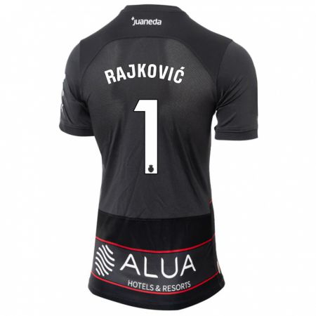 Kandiny Femme Maillot Predrag Rajkovic #1 Noir Tenues Extérieur 2023/24 T-Shirt