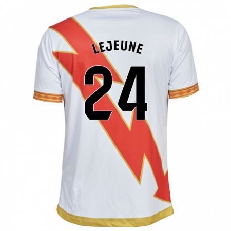 Kandiny Enfant Maillot Florian Lejeune #24 Blanc Tenues Domicile 2023/24 T-Shirt