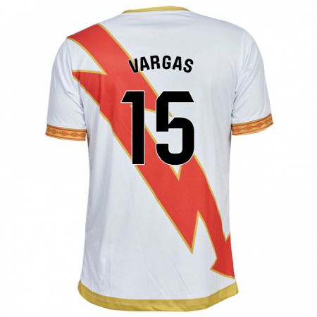 Kandiny Enfant Maillot Rosario Vargas Sarasqueta #15 Blanc Tenues Domicile 2023/24 T-Shirt