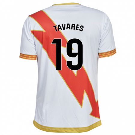 Kandiny Enfant Maillot Bruna Nataly Tavares Neves #19 Blanc Tenues Domicile 2023/24 T-Shirt