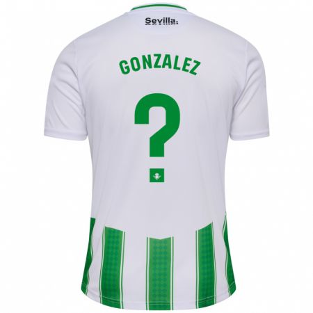 Kandiny Enfant Maillot David González #7 Blanc Tenues Domicile 2023/24 T-Shirt