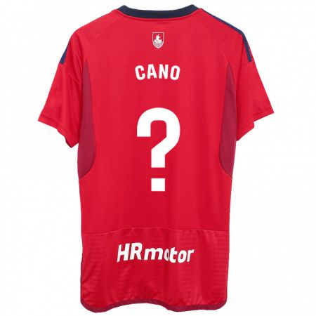 Kandiny Enfant Maillot Javi Caño #0 Rouge Tenues Domicile 2023/24 T-Shirt