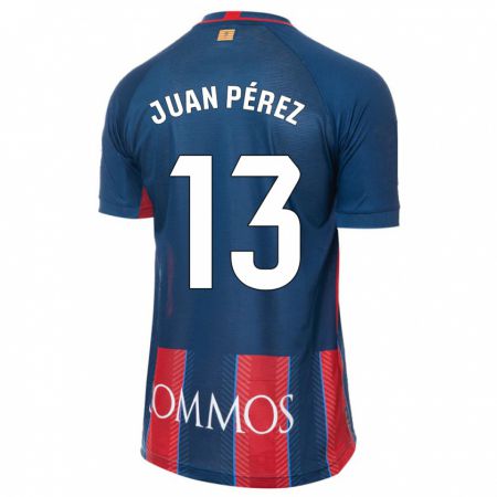 Kandiny Enfant Maillot Juan Pérez #13 Marin Tenues Domicile 2023/24 T-Shirt