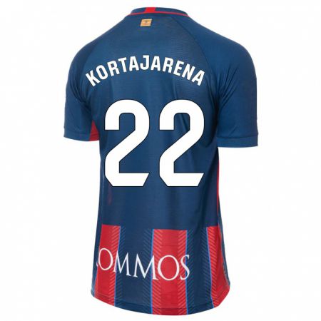 Kandiny Enfant Maillot Iker Kortajarena #22 Marin Tenues Domicile 2023/24 T-Shirt