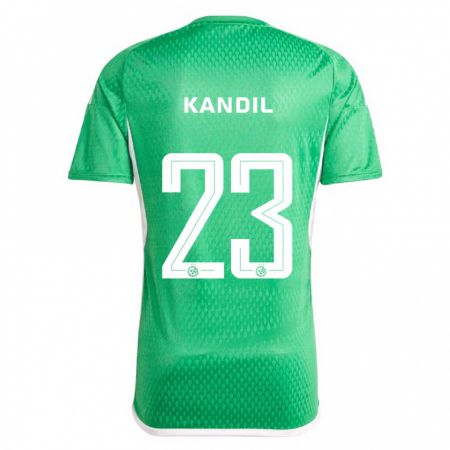 Kandiny Enfant Maillot Maor Kandil #23 Blanc Bleu Tenues Domicile 2023/24 T-Shirt