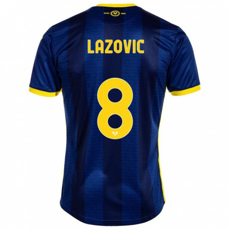 Kandiny Enfant Maillot Darko Lazović #8 Marin Tenues Domicile 2023/24 T-Shirt