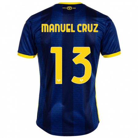 Kandiny Enfant Maillot Juan Manuel Cruz #13 Marin Tenues Domicile 2023/24 T-Shirt