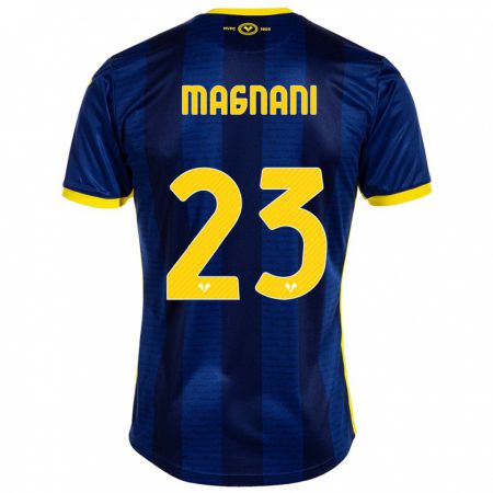 Kandiny Enfant Maillot Giangiacomo Magnani #23 Marin Tenues Domicile 2023/24 T-Shirt