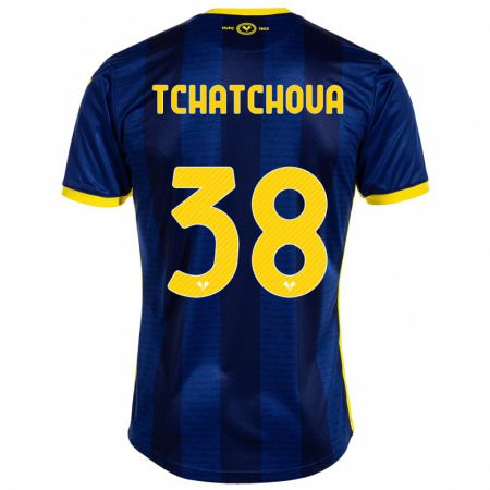 Kandiny Enfant Maillot Jackson Tchatchoua #38 Marin Tenues Domicile 2023/24 T-Shirt