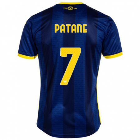 Kandiny Enfant Maillot Nicola Patanè #7 Marin Tenues Domicile 2023/24 T-Shirt