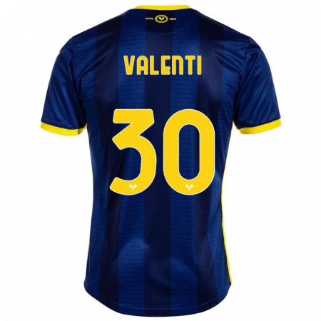 Kandiny Enfant Maillot Francesco Valenti #30 Marin Tenues Domicile 2023/24 T-Shirt