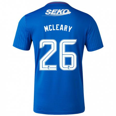 Kandiny Enfant Maillot Jodi Mcleary #26 Bleu Tenues Domicile 2023/24 T-Shirt