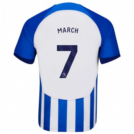 Kandiny Enfant Maillot Solly March #7 Bleu Tenues Domicile 2023/24 T-Shirt